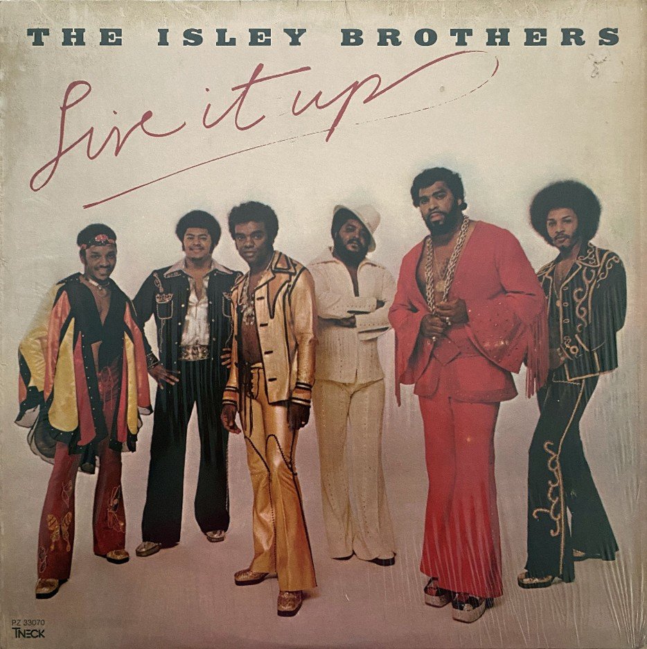 1974- The Isley Brothers Live It Up with Original Insert Vinyl Lp